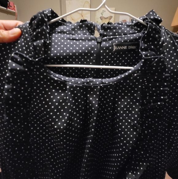 Jeanne D'Arc Vintage Polkadot Dress - Picture 5 of 9